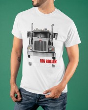 I Keep Rolling With Class Truck Driver Shirt Gift Ideas For Semi Truck Drivers Classic T-Shirt apparel-classic-tshirt-lifestyle-front-88