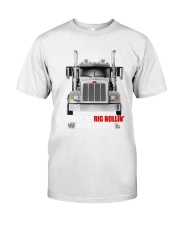 I Keep Rolling With Class Truck Driver Shirt Gift Ideas For Semi Truck Drivers Classic T-Shirt front