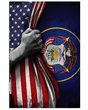 Utah flag poster 11x17 Poster front