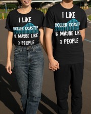I Like Roller Coaster And Maybe 3 People Shirt Amusement Park T-Shirt Gifts For Male Friends Classic T-Shirt apparel-classic-tshirt-lifestyle-front-145