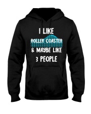 I Like Roller Coaster And Maybe 3 People Shirt Amusement Park T-Shirt Gifts For Male Friends Hooded Sweatshirt tile