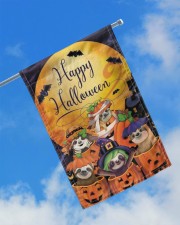 sloth pumpkin flag 11.5"x17.5" Garden Flag aos-garden-flag-11-5-x-17-5-lifestyle-front-16
