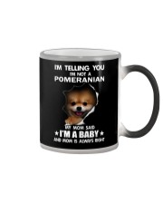 i'm telling you i'm not a pomeranian Color Changing Mug thumbnail