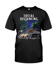 Social Distancing Pitbull Social Distancing Classic T-Shirt front