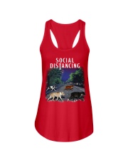 Social Distancing Pitbull Social Distancing Ladies Flowy Tank thumbnail