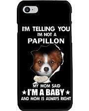 I'm telling you i'm not a Papillon Phone Case thumbnail