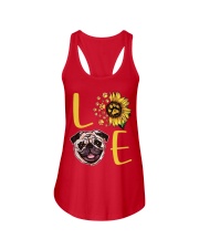pug Ladies Flowy Tank thumbnail