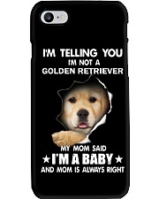 I'm telling you i'm not a golden retriever Phone Case thumbnail