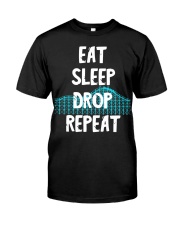 Eat Sleep Drop Repeat Shirt Park Theme Roller Coaster T-Shirt Gifts For Teenage Nephew Classic T-Shirt front