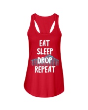 Eat Sleep Drop Repeat Shirt Park Theme Roller Coaster T-Shirt Gifts For Teenage Nephew Ladies Flowy Tank tile