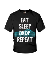 Eat Sleep Drop Repeat Shirt Park Theme Roller Coaster T-Shirt Gifts For Teenage Nephew Youth T-Shirt tile