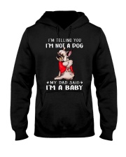 Frenchie I'm Telling You I'm Not A Dog Hooded Sweatshirt thumbnail