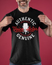 Authentic Voice Actor Genuine Shirt Funny Artists Distressed T-Shirt Cool Gifts For Men Classic T-Shirt apparel-classic-tshirt-lifestyle-front-181