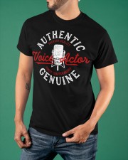 Authentic Voice Actor Genuine Shirt Funny Artists Distressed T-Shirt Cool Gifts For Men Classic T-Shirt apparel-classic-tshirt-lifestyle-front-88