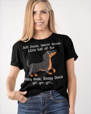 Soft Doxie Dog T-Shirt Cute Dachshund Shirt Merch Gifts For Dachshund Lovers Classic T-Shirt apparel-classic-tshirt-lifestyle-front-100