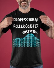 Professional Roller Coaster Driver Shirt Thrill Seeker Game T-Shirt Gift For Stepson Classic T-Shirt apparel-classic-tshirt-lifestyle-front-181