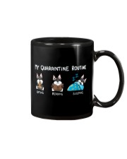 My Quarantine Routine schnauzer Mug thumbnail