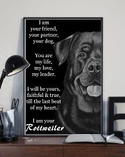 Rottweilev I Am YourFriend Your Partner Your dog 11x17 Poster lifestyle-poster-2