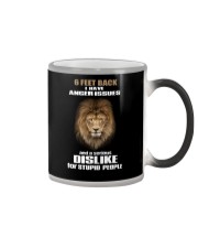 6 Feet Back I Have Anger Issues And feet back 4 Color Changing Mug thumbnail