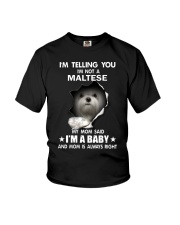 i'm telling you i'm not a maltese Youth T-Shirt thumbnail