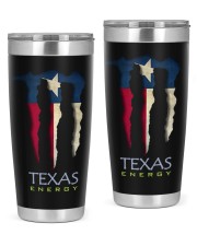 Texas Energy Tumbler Vintage Texas Flag Gifts For Military Men 20oz Tumbler front