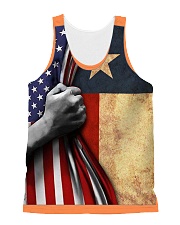 Texas All-over Unisex Tank front