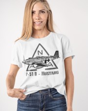 North American P-51 Mustang Shirt Military Fighter Plane WW2 T-Shirt Cool Gifts For Men Classic T-Shirt apparel-classic-tshirt-lifestyle-front-100