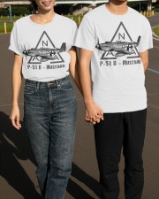 North American P-51 Mustang Shirt Military Fighter Plane WW2 T-Shirt Cool Gifts For Men Classic T-Shirt apparel-classic-tshirt-lifestyle-front-145