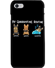 My Quarantine Routine Yorkie4 Phone Case thumbnail