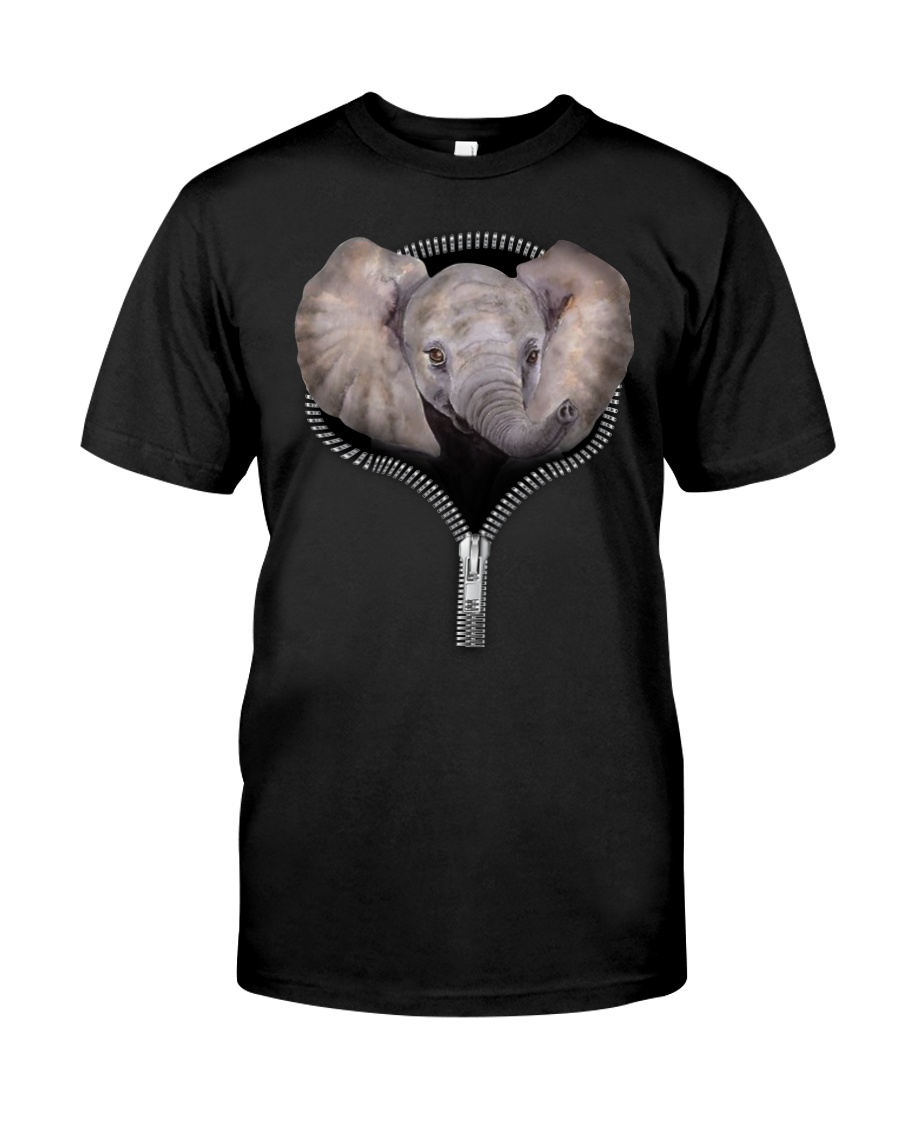 Elephant Zipper Shirt Classic T-Shirt