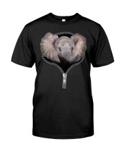 Elephant Zipper Shirt Classic T-Shirt front