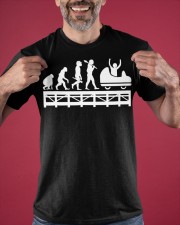 Evolution Of Roller Coaster T-Shirt Design Funny Roller Coaster Shirt Related Gifts Classic T-Shirt apparel-classic-tshirt-lifestyle-front-181