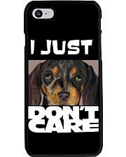 I Just Don'T Care Dachshund Dont Care Phone Case thumbnail