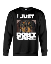 I Just Don'T Care Dachshund Dont Care Crewneck Sweatshirt thumbnail