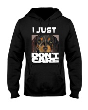 I Just Don'T Care Dachshund Dont Care Hooded Sweatshirt thumbnail