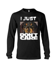 I Just Don'T Care Dachshund Dont Care Long Sleeve Tee thumbnail