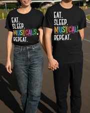 Eat Sleep Musicals Repeat Shirt Graphic Tee Shirt Gifts For Musicians Classic T-Shirt apparel-classic-tshirt-lifestyle-front-145