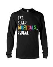 Eat Sleep Musicals Repeat Shirt Graphic Tee Shirt Gifts For Musicians Long Sleeve Tee tile