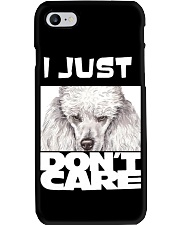 I Just Don'T Care Poodle Phone Case thumbnail