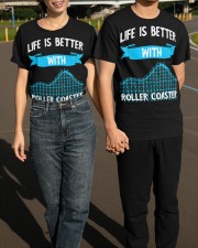 Life Is Better With Roller Coasters Shirt Roller Coaster Fans Clothing Best Gifts For Teens Classic T-Shirt apparel-classic-tshirt-lifestyle-front-145