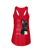 I am your friend your partner your dog french bull Ladies Flowy Tank thumbnail