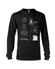 I am your friend your partner your dog french bull Long Sleeve Tee thumbnail
