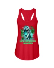 not all superheroes wear capes Ladies Flowy Tank thumbnail