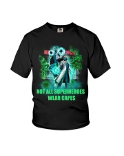 not all superheroes wear capes Youth T-Shirt thumbnail
