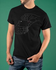 Filmmaker Hand Sign Shirt Graphic T-Shirt Best Gifts For Filmmakers Classic T-Shirt apparel-classic-tshirt-lifestyle-front-88