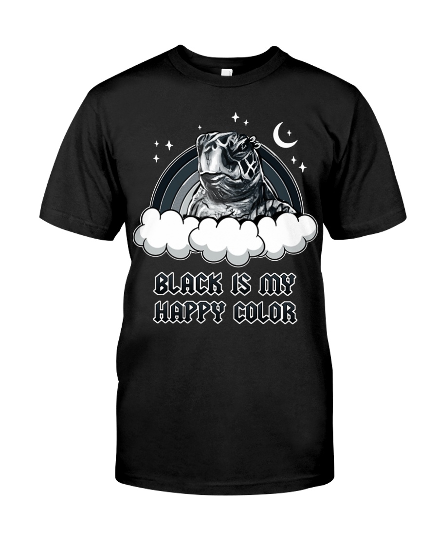 Black Is My Happy Color turtle Classic T-Shirt