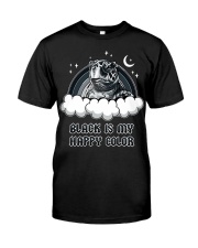 Black Is My Happy Color turtle Classic T-Shirt front