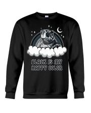 Black Is My Happy Color turtle Crewneck Sweatshirt thumbnail