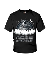 Black Is My Happy Color turtle Youth T-Shirt thumbnail