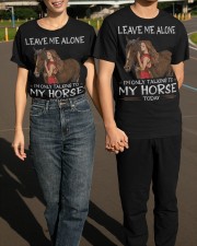 Leave Me Alone I'm Only Talking To My Horse Today Shirt Horse Lovers Women T-Shirt Gifts Classic T-Shirt apparel-classic-tshirt-lifestyle-front-145